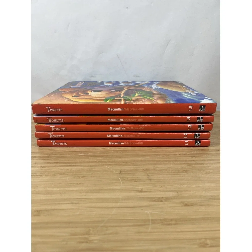 Macmillan McGraw-Hill Treasures Grade 1 Hardcover Student Set 1.1–1.5‎